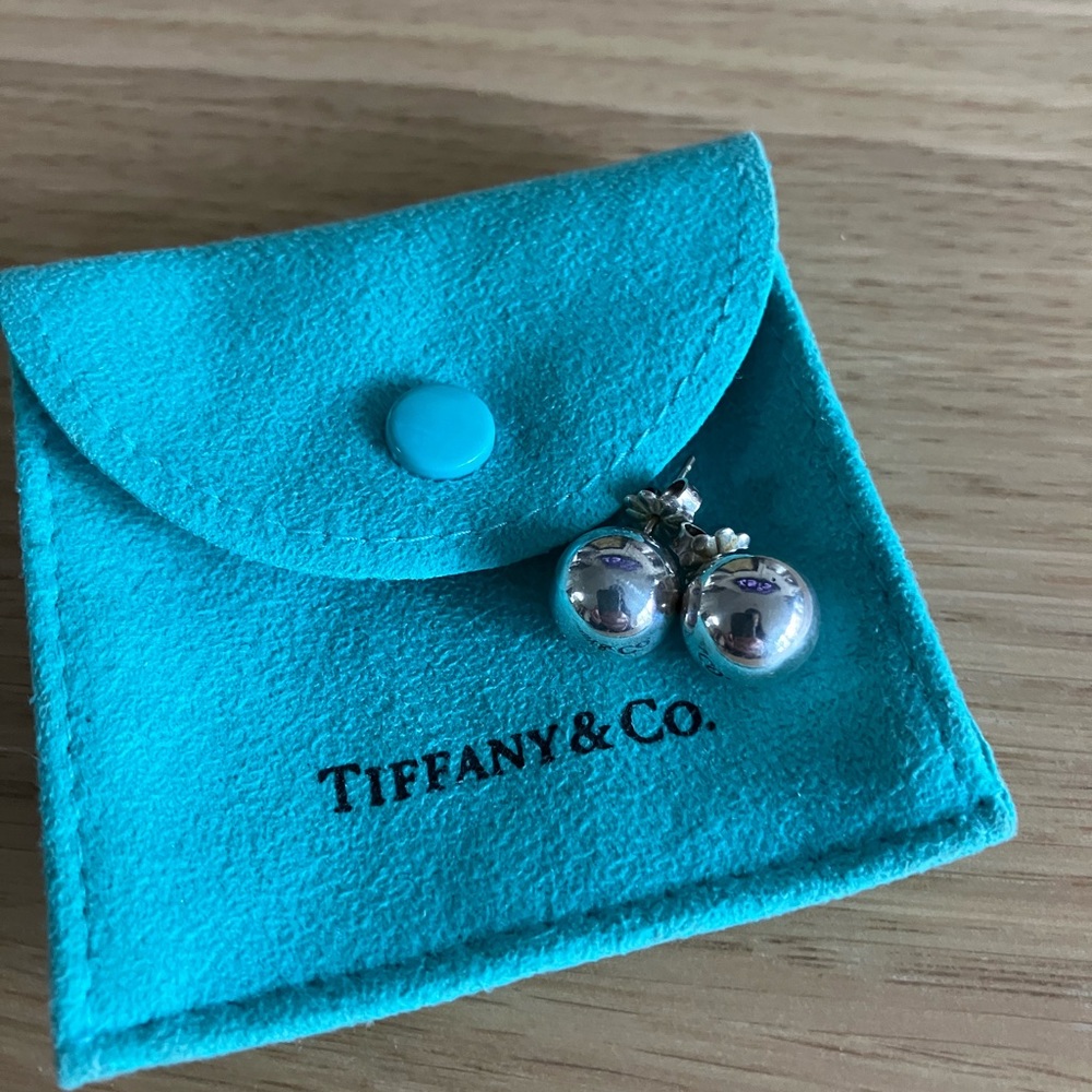 Silver Ball Earrings